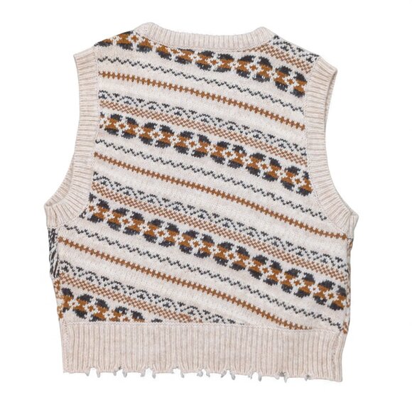 NWT Rag & Bone Hollis Fair Isle Sweater Vest Size M - Picture 3 of 14